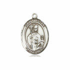 St Kilian Medal - Sterling Silver Oval Pendant 3 Sizes