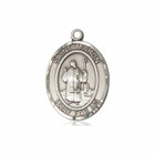 St Maron Medal - Sterling Silver Oval Pendant 3 Sizes St Maron Medal - Sterling Silver Oval Pendant 3 Sizes