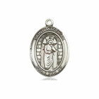 St Matthias Medal - Sterling Silver Oval Pendant 3 Sizes St Matthias Medal - Sterling Silver Oval Pendant 3 Sizes