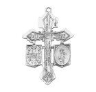 Back of Large Pardon Crucifix with Medals Crucifix Pendant
