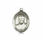 Blessed Miguel Pro Medal - Sterling Silver Oval Pendant 3 Sizes