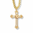 2Tone Dove Cross Necklace - 24KT Gold Over Sterling Silver Pendant on 18 Gold-Plated Chain SX7986VH 2Tone Dove Cross Necklace - 24KT Gold Over Sterling Silver Pendant on 18 Gold-Plated Chain SX7986VH