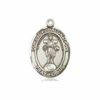 Our Lady of All Nations Medal - Sterling Silver Oval Pendant 3 Sizes