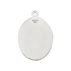 St Rita Medal - Sterling Silver Oval Pendant 3 Sizes