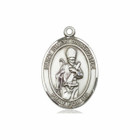 St Simon The Apostle Medal - Sterling Silver Oval Pendant 3 Sizes St Simon The Apostle Medal - Sterling Silver Oval Pendant 3 Sizes