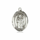 St Stanislaus Medal - Sterling Silver Oval Pendant 3 Sizes St Stanislaus Medal - Sterling Silver Oval Pendant 3 Sizes