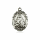 St Theodora Guerin Medal - Sterling Silver Oval Pendant 3 Sizes St Theodora Guerin Medal - Sterling Silver Oval Pendant 3 Sizes