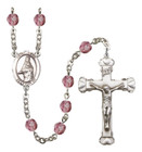St Emma Uffing Rosary - 6MM Fire Polished Beads 8450SS