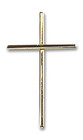 Thin Cross Pendant - 14kt Gold 3/4 x 3/8 0014M Thin Cross Pendant - 14kt Gold 3/4 x 3/8 0014M