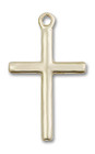 Simple Cross Pendant - 14kt Gold 3/4 x 1/2 0017Y Simple Cross Pendant - 14kt Gold 3/4 x 1/2 0017Y