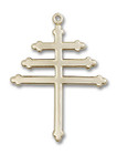 Marionite Cross Pendant - 14kt Gold 1 1/2 x 1 1/8 0064 Marionite Cross Pendant - 14kt Gold 1 1/2 x 1 1/8 0064