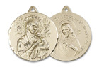 Extra Large Our Lady of Perpetual Help Medal - 14kt Gold 1 3/8 x 1 1/4 Round Pendant 0203H Extra Large Our Lady of Perpetual Help Medal - 14kt Gold 1 3/8 x 1 1/4 Round Pendant 0203H