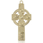 Kilklispeen Cross Pendant - 14kt Gold 1 3/8 x 5/8 0242 Kilklispeen Cross Pendant - 14kt Gold 1 3/8 x 5/8 0242