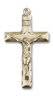 Simple Crucifix Pendant - 14kt Gold 2 Sizes Simple Crucifix Pendant - 14kt Gold 2 Sizes