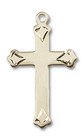 Large Cross Pendant - 14kt Gold 1 1/8 x 5/8 0651Y Large Cross Pendant - 14kt Gold 1 1/8 x 5/8 0651Y