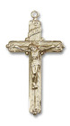 Extra Large Embellished Crucifix Pendant - 14kt Gold 1 3/8 x 3/4 0655 Extra Large Embellished Crucifix Pendant - 14kt Gold 1 3/8 x 3/4 0655