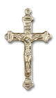 Extra Large Embellished Crucifix Pendant - 14kt Gold 1 7/8 x 1 0658 Extra Large Embellished Crucifix Pendant - 14kt Gold 1 7/8 x 1 0658