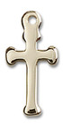 Cross Pendant Charm - 14kt Gold 2522 Cross Pendant Charm - 14kt Gold 2522