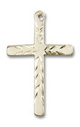Large Cross Pendant - 14kt Gold 1 1/8 x 3/4 5677 Large Cross Pendant - 14kt Gold 1 1/8 x 3/4 5677