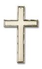 Extra Large Simple Cross Pendant - 14kt Gold 1 3/4 x 1 5736 Extra Large Simple Cross Pendant - 14kt Gold 1 3/4 x 1 5736