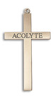 Acolyte Cross Pendant - 14kt Gold 2 5/8 x 1 3/8 5957 Acolyte Cross Pendant - 14kt Gold 2 5/8 x 1 3/8 5957