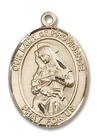 Our Lady of Providence Medal - 14kt Gold Oval Pendant 3 Sizes Our Lady of Providence Medal - 14kt Gold Oval Pendant 3 Sizes