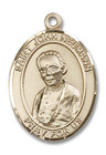 St John Neumann Medal - 14kt Gold Oval Pendant 3 Sizes St John Neumann Medal - 14kt Gold Oval Pendant 3 Sizes