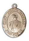 St Joseph Marello Medal - 14kt Gold Oval Pendant 3 Sizes St Joseph Marello Medal - 14kt Gold Oval Pendant 3 Sizes