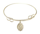 Miraculous Double Loop Bangle Bracelet - Gold-Filled Charm 6040GF