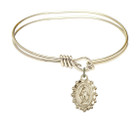 Miraculous Eye Hook Bangle Bracelet - Gold-Filled Charm 6040GF