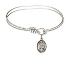 St Alice Eye Hook Bangle Bracelet - Sterling Silver Charm 9248SS