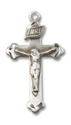 Crucifix Pendant - Sterling Silver 7/8 x 1/2 0669SS Crucifix Pendant - Sterling Silver 7/8 x 1/2 0669SS