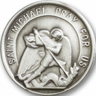 St Michael Visor Clip - Silver Finish 0201V