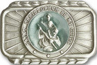 St Christopher Visor Clip - Silver Finish 1021EV