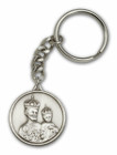 St Joseph Keychain - Silver Finish