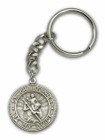 St Christopher Keychain - Silver Finish