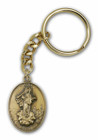 Our Lady of Medjugorje Keychain - Gold Finish
