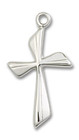 Cross Pendant - Sterling Silver 3/4 x 3/8 0016YSS Cross Pendant - Sterling Silver 3/4 x 3/8 0016YSS