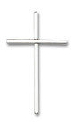 Extra Large Thin Cross Pendant - Sterling Silver 1 7/8 x 1 0029YSS Extra Large Thin Cross Pendant - Sterling Silver 1 7/8 x 1 0029YSS