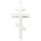 Extra Large Orthodox Cross Pendant - Sterling Silver 1 3/8 x 5/8 0241SS