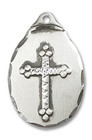 Cross Pendant - Sterling Silver 7/8 x 1/2 0599YSS Cross Pendant - Sterling Silver 7/8 x 1/2 0599YSS