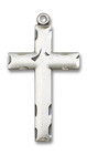 Large Simple Cross Pendant - Sterling Silver 1 1/8 x 5/8 0624YSS Large Simple Cross Pendant - Sterling Silver 1 1/8 x 5/8 0624YSS