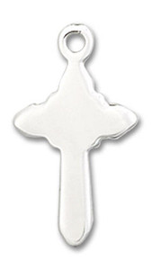Cross Pendant - Sterling Silver 5/8 x 3/8 2524SS Cross Pendant - Sterling Silver 5/8 x 3/8 2524SS