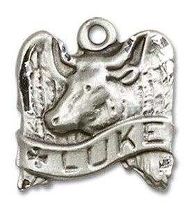 St Luke Angel Wings Pendant Charm - Sterling Silver 4212SS St Luke Angel Wings Pendant Charm - Sterling Silver 4212SS