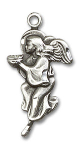 Guardian Angel Pendant - Sterling Silver 7/8 x 3/8 4260SS Guardian Angel Pendant - Sterling Silver 7/8 x 3/8 4260SS