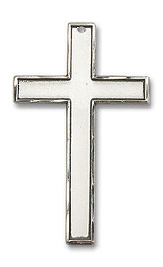 Simple Pectoral Cross Pendant - Sterling Silver 3 x 1 3/4 5636SS Simple Pectoral Cross Pendant - Sterling Silver 3 x 1 3/4 5636SS