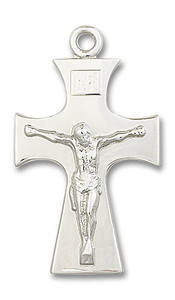 Extra Large Celtic Crucifix Pendant - Sterling Silver 1 1/2 x 7/8 5674SS Extra Large Celtic Crucifix Pendant - Sterling Silver 1 1/2 x 7/8 5674SS