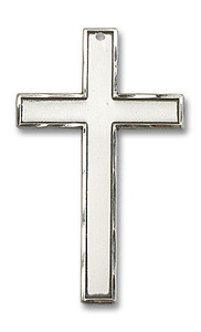 Extra Large Simple Cross Pendant - Sterling Silver 1 3/4 x 1 5736SS Extra Large Simple Cross Pendant - Sterling Silver 1 3/4 x 1 5736SS
