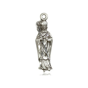 Large St Patrick Pendant - Sterling Silver 1 x 1/4 5913SS Large St Patrick Pendant - Sterling Silver 1 x 1/4 5913SS