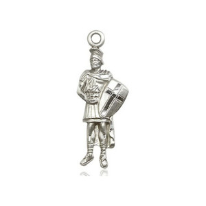 Large St Florian Pendant - Sterling Silver 1 x 3/8 5936SS Large St Florian Pendant - Sterling Silver 1 x 3/8 5936SS